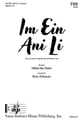 Im Ein Ani Li TBB choral sheet music cover